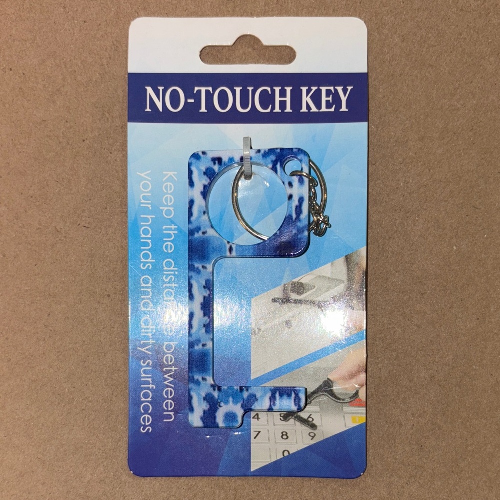 Blue No-Touch Key Tool